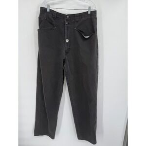 Vintage GRAB Jeans 90s Super Baggy Fist Embroidered‎ 36 Oversized JNCO Style Men